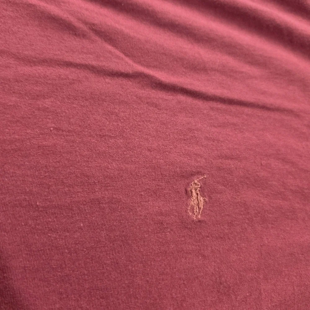 Polo Ralph Lauren T-Shirt Mens XXL Burgundy Red Cotton Short Sleeve Pony Logo